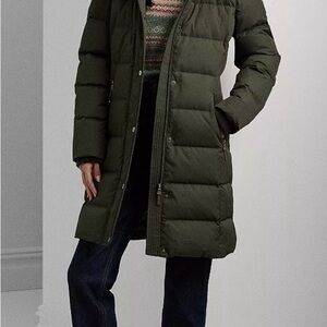 Ralph Lauren Women's Faux-Fur Hooded Puffer Coat Size Small